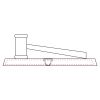 CRY047 - 13 7/8" x 4 1/4" Crystal Gavel on Black Base Thumbnail