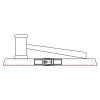 CRY047 - 13 7/8" x 4 1/4" Crystal Gavel on Black Base Thumbnail