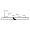 CRY047 - 13 7/8" x 4 1/4" Crystal Gavel on Black Base Thumbnail