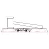 CRY047 - 13 7/8" x 4 1/4" Crystal Gavel on Black Base Thumbnail