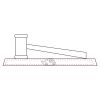 CRY047 - 13 7/8" x 4 1/4" Crystal Gavel on Black Base Thumbnail