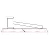 CRY047 - 13 7/8" x 4 1/4" Crystal Gavel on Black Base Thumbnail