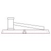CRY047 - 13 7/8" x 4 1/4" Crystal Gavel on Black Base Thumbnail