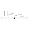 CRY047 - 13 7/8" x 4 1/4" Crystal Gavel on Black Base Thumbnail
