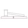 CRY047 - 13 7/8" x 4 1/4" Crystal Gavel on Black Base Thumbnail
