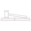 CRY047 - 13 7/8" x 4 1/4" Crystal Gavel on Black Base Thumbnail