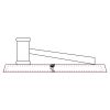 CRY047 - 13 7/8" x 4 1/4" Crystal Gavel on Black Base Thumbnail