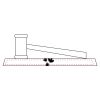CRY047 - 13 7/8" x 4 1/4" Crystal Gavel on Black Base Thumbnail