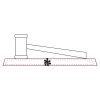 CRY047 - 13 7/8" x 4 1/4" Crystal Gavel on Black Base Thumbnail