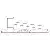 CRY047 - 13 7/8" x 4 1/4" Crystal Gavel on Black Base Thumbnail