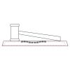 CRY047 - 13 7/8" x 4 1/4" Crystal Gavel on Black Base Thumbnail