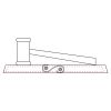 CRY047 - 13 7/8" x 4 1/4" Crystal Gavel on Black Base Thumbnail