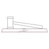 CRY047 - 13 7/8" x 4 1/4" Crystal Gavel on Black Base Thumbnail