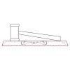 CRY047 - 13 7/8" x 4 1/4" Crystal Gavel on Black Base Thumbnail
