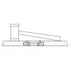 CRY047 - 13 7/8" x 4 1/4" Crystal Gavel on Black Base Thumbnail