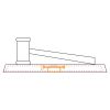 CRY047 - 13 7/8" x 4 1/4" Crystal Gavel on Black Base Thumbnail