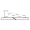 CRY047 - 13 7/8" x 4 1/4" Crystal Gavel on Black Base Thumbnail