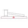 CRY047 - 13 7/8" x 4 1/4" Crystal Gavel on Black Base Thumbnail