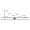 CRY047 - 13 7/8" x 4 1/4" Crystal Gavel on Black Base Thumbnail