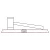 CRY047 - 13 7/8" x 4 1/4" Crystal Gavel on Black Base Thumbnail