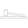 CRY047 - 13 7/8" x 4 1/4" Crystal Gavel on Black Base Thumbnail