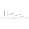 CRY047 - 13 7/8" x 4 1/4" Crystal Gavel on Black Base Thumbnail