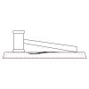 CRY047 - 13 7/8" x 4 1/4" Crystal Gavel on Black Base Thumbnail