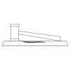 CRY047 - 13 7/8" x 4 1/4" Crystal Gavel on Black Base Thumbnail
