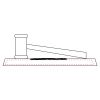 CRY047 - 13 7/8" x 4 1/4" Crystal Gavel on Black Base Thumbnail