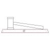 CRY047 - 13 7/8" x 4 1/4" Crystal Gavel on Black Base Thumbnail