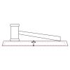 CRY047 - 13 7/8" x 4 1/4" Crystal Gavel on Black Base Thumbnail
