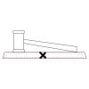CRY047 - 13 7/8" x 4 1/4" Crystal Gavel on Black Base Thumbnail