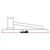 CRY047 - 13 7/8" x 4 1/4" Crystal Gavel on Black Base Thumbnail