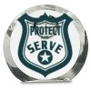 [CRY169] 4.5" Round Crystal Clock Thumbnail