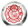 [CRY169] 4.5" Round Crystal Clock Thumbnail