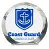 [CRY169] 4.5" Round Crystal Clock Thumbnail