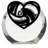 [CRY169] 4.5" Round Crystal Clock Thumbnail