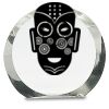 [CRY169] 4.5" Round Crystal Clock Thumbnail