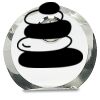 [CRY169] 4.5" Round Crystal Clock Thumbnail