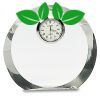 [CRY169] 4.5" Round Crystal Clock Thumbnail