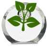 [CRY169] 4.5" Round Crystal Clock Thumbnail