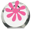 [CRY169] 4.5" Round Crystal Clock Thumbnail