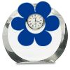 [CRY169] 4.5" Round Crystal Clock Thumbnail