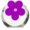 [CRY169] 4.5" Round Crystal Clock Thumbnail