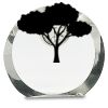 [CRY169] 4.5" Round Crystal Clock Thumbnail