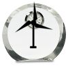 [CRY169] 4.5" Round Crystal Clock Thumbnail