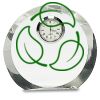 [CRY169] 4.5" Round Crystal Clock Thumbnail
