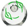 [CRY169] 4.5" Round Crystal Clock Thumbnail