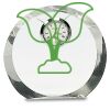 [CRY169] 4.5" Round Crystal Clock Thumbnail
