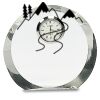 [CRY169] 4.5" Round Crystal Clock Thumbnail